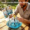 Solarbetriebener hängender Vogelbad-Wasserfallbrunnen, Produktbild-Vorschau 4