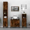 vidaXL Badschrank Räuchereiche 65x33x60 cm Holzwerkstoff Produktbild-Vorschau 2