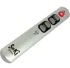 A silver remote control is shown against a white background. Voir les images du produit