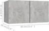 vidaXL 4-tlg. TV-Schrank-Set Betongrau Holzwerkstoff Produktbild-Vorschau 7