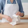 KAPAK 5er Keksbox Weiß 13x13x7 cm mit Sichtfenster Produktbild-Vorschau 8