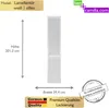 A diagram of a white louvered door with dimensions and branding. Produktbild-Vorschau