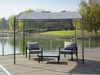 Kovová pergola se sklonem - 3 x 2,5 m - šedá Náhled obrázku produktu 2