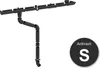 RAINWAY S Regenrinnen Komplettset (1 Dachseite) - PVC-U Produktbild-Vorschau 2