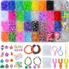 Loom Bänder Set, 1600 Bunt Gummibänder Starter Box Mit Produktbild-Vorschau 1