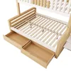 Flieks Etagenbett 90x200cm/140x200cm, Kinderbett Hausbett Produktbild-Vorschau 9