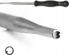 A close-up and a full view of a carburetor adjustment tool. Produktbild-Vorschau