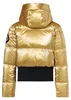 GOLDBERGH Bombardino Damen Bomber Skijacke mit Kapuze gold Produktbild-Vorschau 2