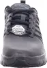 A close-up front view of a black Skechers shoe. Anteprima dell’immagine prodotto
