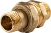 Messing Gewinde-Fitting Verschraubung gerade flachdichtend Produktbild-Vorschau 1