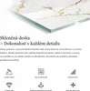 Marble Texture Pattern- Szklany blat kuchenny - Szklany Podgląd zdjęcia produktu 6