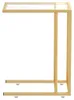 vidaXL Počítačový stolek Transparent 50x35x65 cm Tvrzené Náhled obrázku produktu 4