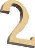 KOTARBAU® Číslo "2" Patina Samolepicí 5 cm z mosazi pro Náhled obrázku produktu 3
