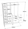 Skye Decor, Dd5-Aa, Schränke, Flurständer, Atlantische Produktbild-Vorschau 7