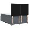 Boxspringbett mit Matratze Dunkelgrau 140x190 cm Samt Produktbild-Vorschau 8