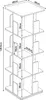 Libreria girevole 'Talöpintaa' 129 x 40 x 40 cm Scaffale Anteprima dell’immagine prodotto 4