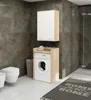 Badezimmer-Hängeschrank FIN Sonoma Eiche, Weiß 64 cm 2 Produktbild-Vorschau 4
