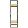 vidaXL Bücherregal 3 Böden 100x30x105 cm Massivholz Kiefer Produktbild-Vorschau 6