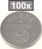100x Varta Lithium 3V CR2032-P Bulk 3V/220mA lose Produktbild-Vorschau 1