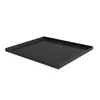 A black metal drip tray for a sauna stove. Náhled obrázku produktu