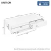 okwish Eleganter Couchtisch Wohnzimmertish Beistelltisch Produktbild-Vorschau 7