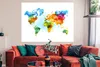 MuchoWow® Poster Weltkarte - Wasserfarben 160x120 cm - Foto Produktbild-Vorschau 2