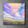 Coloray Uhr auf Leinwand 30x30 cm Wand Uhr Dekoration Produktbild-Vorschau 2