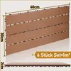 Jayseuw 1 qm Terrassenfliesen, 60x30cm WPC Fliesen, 6 Stück Produktbild-Vorschau 2