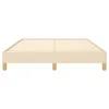 vidaXL Bettgestell ohne Matratze Creme 140x200 cm Stoff Produktbild-Vorschau 5