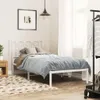 vidaXL Detská posteľ s čelom kovová biela 90x200 cm Náhľad obrázku produktu 2