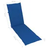 vidaXL Liegestuhl-Auflage Königsblau (75+105)x50x4 cm Produktbild-Vorschau 16