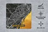 MuchoWow® Mauspad Mousepad Barcelona - Stadtplan - Karte - Produktbild-Vorschau 2