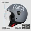 Westt Motorradhelm Motor Storm L 57-58 Sturzhelm Rollerhelm Produktbild-Vorschau 2