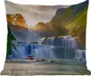 MuchoWow® Outdoor Kissen - Wasserfall - Pflanzen - Sonne - Produktbild-Vorschau 1