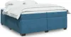 The Living Store Boxspringbett mit Matratze Dunkelblau Produktbild-Vorschau 2