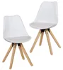 súprava 2 retro jedálenských stoličiek LIMA white | Náhľad obrázku produktu 10