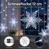 Catena luminosa LED da 1,8 metri, a forma di fiocco di Anteprima dell’immagine prodotto 2