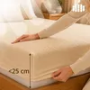 Lantigo Spannbettlaken wasserdicht Frottee 70x190 cm Beige, Produktbild-Vorschau 3