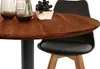 Bistrotisch rund mit Schweizer Kante Akazienholz nussbaum Produktbild-Vorschau 4