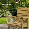 Outsunny Schaukelstuhl Schwingsessel mit Armlehne Produktbild-Vorschau 4