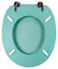 SANILO® Asiento de inodoro brillante, color turquesa. Tapa Vista previa de la imagen del producto 6