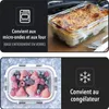 Sada 10 vzduchotěsných skleněných krabiček na oběd bez Náhled obrázku produktu 3