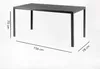 Outdoor-Essset mit rechteckigem Tisch 156x78 cm und 6 Produktbild-Vorschau 4