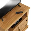 TV Rack SALSA 85 cm Regal TV Schrank Kiefer massiv im Produktbild-Vorschau 5