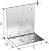 SIMPSON Winkelverbinder ANP 100x200x2.5x100mm feuerverzinkt Produktbild-Vorschau 1
