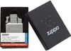 A Zippo butane lighter insert is shown in its packaging next to its box. Anteprima dell’immagine prodotto