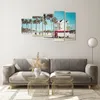 Bilder auf glas - 5 Teile - Strand Miami Florida - 100x60cm Produktbild-Vorschau 7