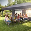 ECD Germany Pavillon 3x6 m Anthrazit Wasserdicht Stabil Produktbild-Vorschau 10