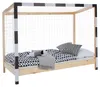 Kondela Montessori Bett Futal 90x200 cm - natur / weiß / Produktbild-Vorschau 1