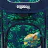 Close-up of a backpack with a dragon design and a dragon patch. Produktbild-Vorschau